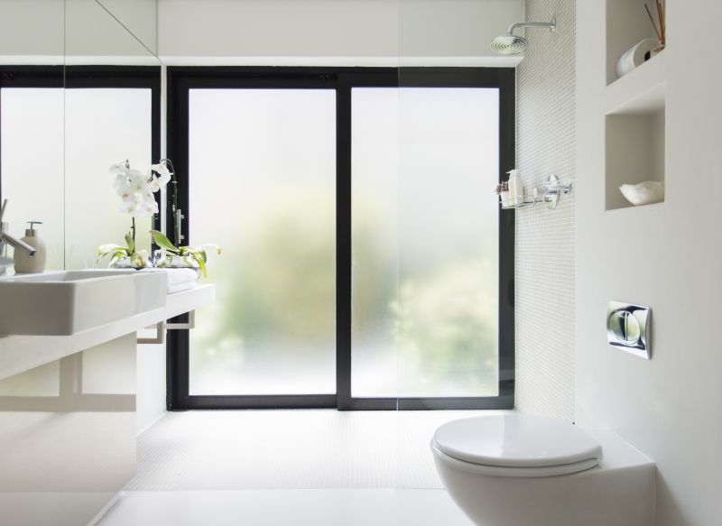 Bathroom with Small Ventilating Window